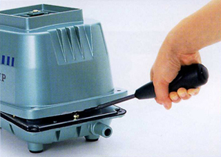 ブロアーの取り付け ブロアーの取り付け