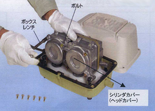 ブロアーの取り付け ブロアーの取り付け