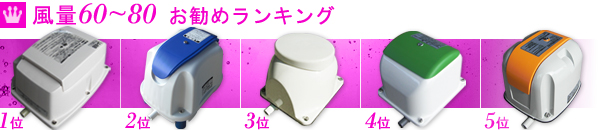 風量60-80 浄化槽ブロアーランキング 風量60-80 浄化槽ブロアーランキング