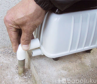 ブロアーの取り付け ブロアーの取り付け