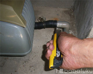 ブロアーの取り付け ブロアーの取り付け