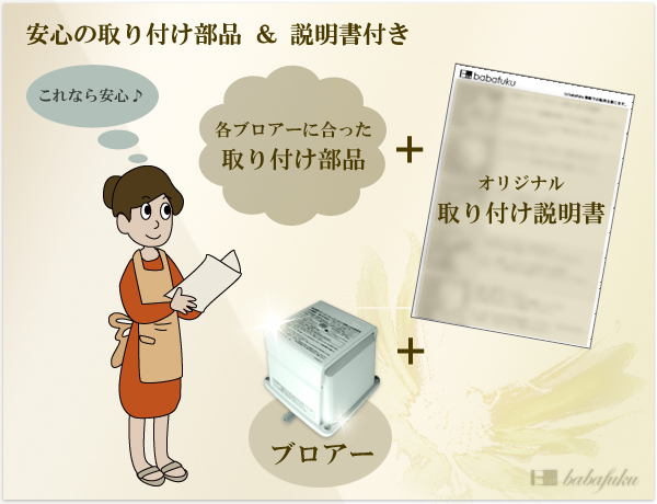 取り付けられて安心 5つの安心の秘密