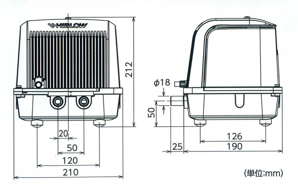 ブロアー テクノ高槻DUO-80(右) ブロアー テクノ高槻DUO-80(右)