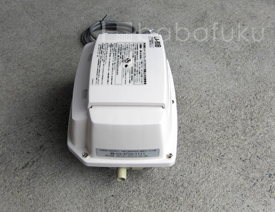 ブロアー 日東工器(クボタ)LA-80E 詳細図 ブロアー 日東工器(クボタ)LA-80E 詳細図