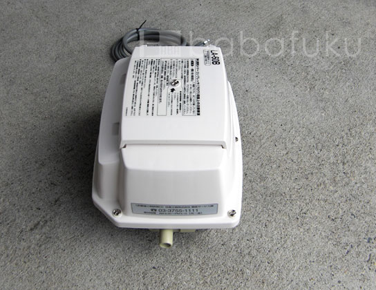 ブロアー 日東工器(クボタ)LA-60E 詳細図 ブロアー 日東工器(クボタ)LA-60E 詳細図