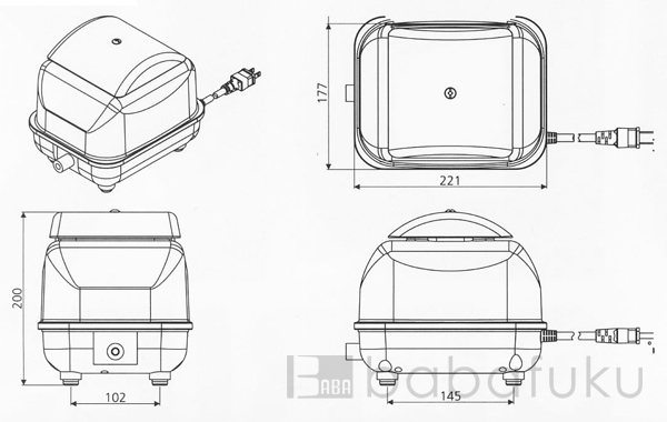 ブロアー セコー(世晃)/大晃JDK-40 詳細図