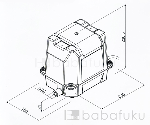 ブロアー セコー(世晃)/大晃TKO-250 詳細図 ブロアー セコー(世晃)/大晃TKO-250 詳細図