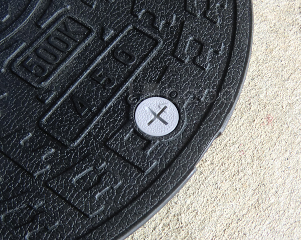 フジクリーン蓋ブラック(直径50.0cm耐荷重500kg) 詳細図 フジクリーン蓋ブラック(直径50.0cm耐荷重500kg) 詳細図