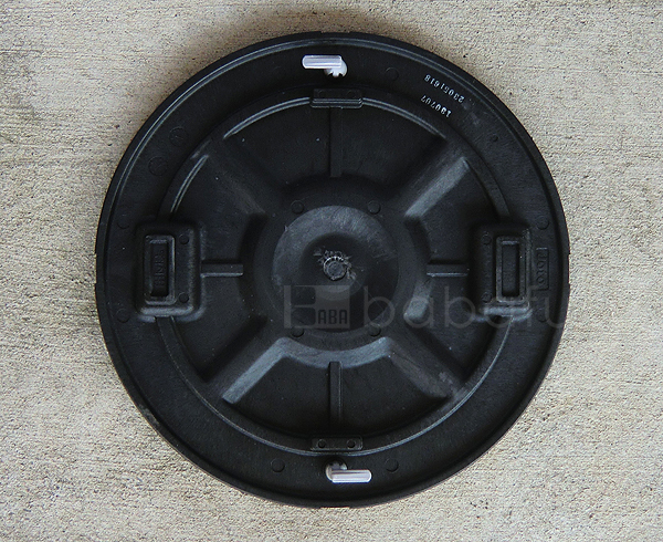 フジクリーン蓋ブラック(直径50.0cm耐荷重500kg) 詳細図 フジクリーン蓋ブラック(直径50.0cm耐荷重500kg) 詳細図