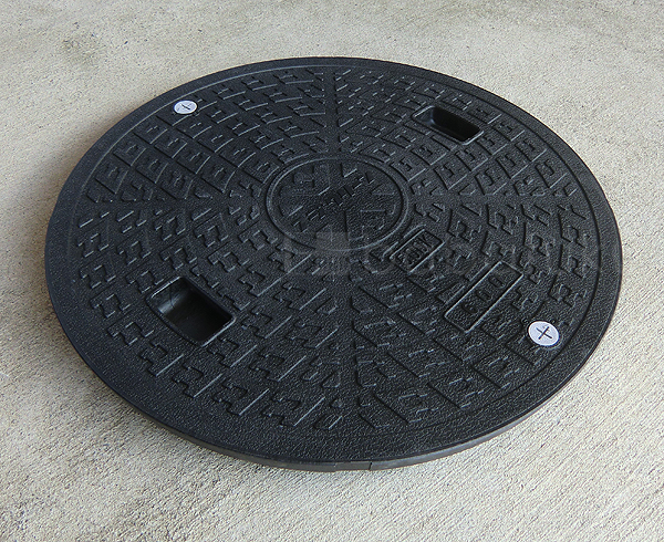 フジクリーン蓋ブラック(直径65.0cm耐荷重500kg) 詳細図 フジクリーン蓋ブラック(直径65.0cm耐荷重500kg) 詳細図