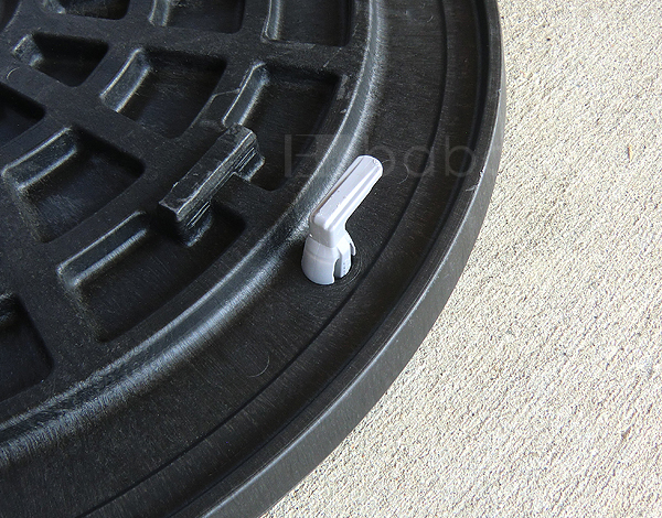 フジクリーン蓋ブラック(直径65.0cm耐荷重500kg) 詳細図 フジクリーン蓋ブラック(直径65.0cm耐荷重500kg) 詳細図