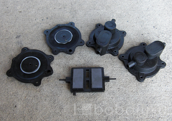 安永ダイヤフラム式補修部品/LP30-60(ロッド付き) 詳細図 安永ダイヤフラム式補修部品/LP30-60(ロッド付き) 詳細図