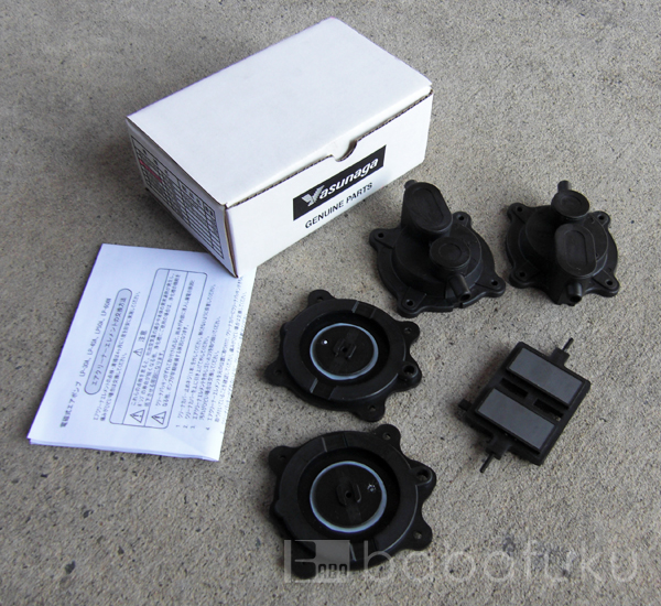 安永ダイヤフラム式補修部品/LP30-60(ロッド付き) 詳細図 安永ダイヤフラム式補修部品/LP30-60(ロッド付き) 詳細図